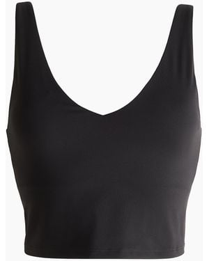H&M Sporttop mit integriertem BH und SculptMove - Schwarz