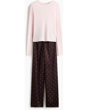H&M Printed pyjamas - Weiß
