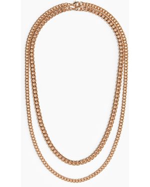 H&M 2er-Pack Halsketten - Weiß