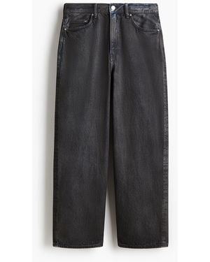 H&M Baggy Jeans - Schwarz