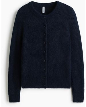 H&M Cardigan in Rippstrick - Blau