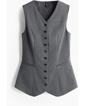 H&M Anzugweste - Grau