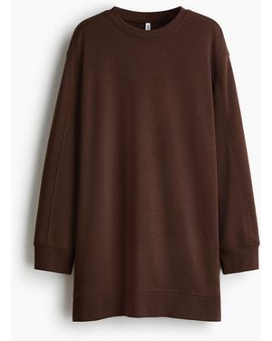 H&M Sweatkleid - Braun