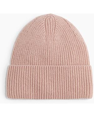 H&M Gerippte Beanie - Pink