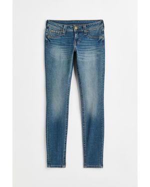 H&M Skinny Low Jeans - Blauw