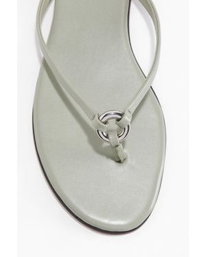 H&M Zehensandalen mit Ringdetail - Grau