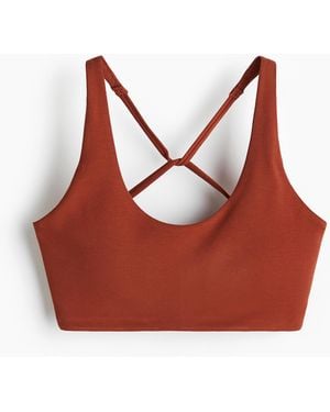 H&M Sport-BH mit SoftMoveTM Light Support - Rot