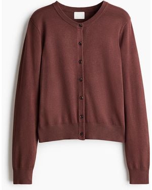 H&M Feinstrick-Cardigan - Rot