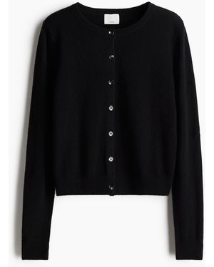 H&M Cardigan aus Kaschmir - Schwarz