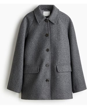 H&M Car Coat - Grau