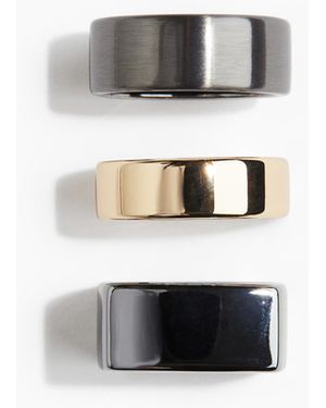 H&M 3er-Pack Ringe - Weiß