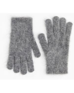 H&M Handschuhe aus Mohairmix - Grau