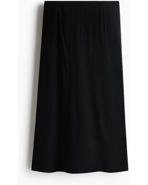 H&M Halflange Crinklerok - Zwart