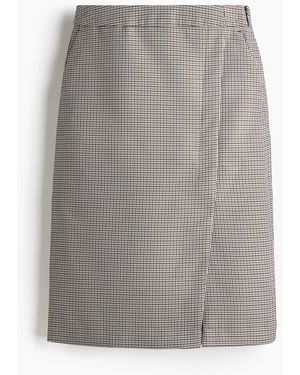 H&M Bleistiftjupe - Grau