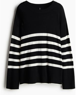 H&M Feinstrickpullover - Schwarz