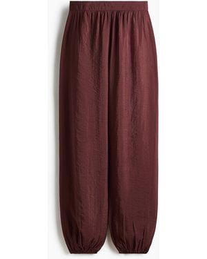 H&M Strandhose mit Balloon Leg - Lila