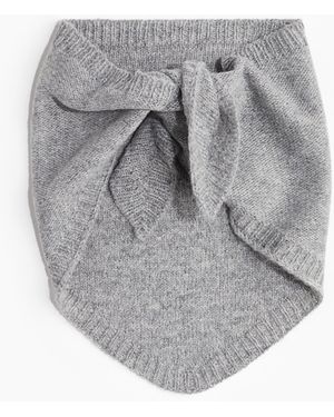 H&M Gestricktes Dreieckstuch - Grau