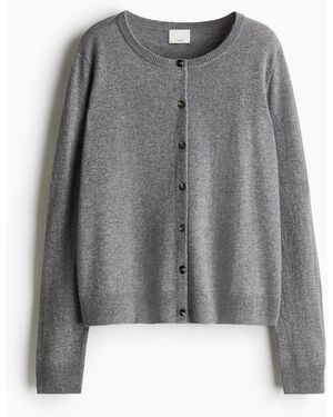 H&M Cardigan aus Kaschmir - Grau