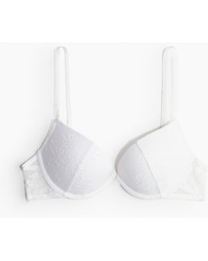 H&M Super-Pushup-BH aus Spitze - Weiß