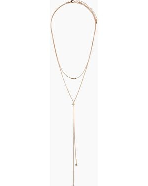 H&M Y-Halskette - Blau