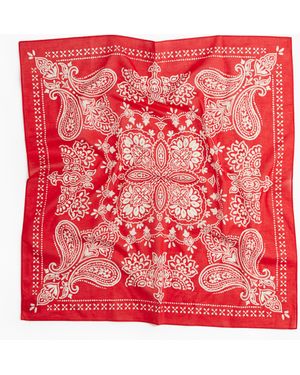 H&M Katoenen Sjaal Met Dessin - Rood