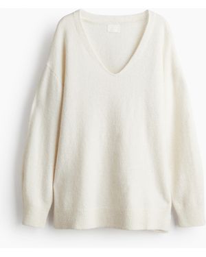 H&M Oversize-Pullover - Weiß