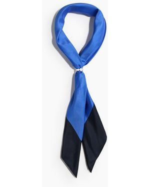 H&M Tuch mit Metallring - Blau