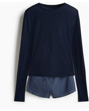 H&M Pyjama - Blau