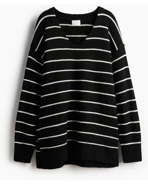 H&M Oversize-Pullover - Schwarz