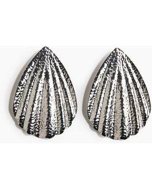 H&M Muschelförmige Ohrringe - Schwarz