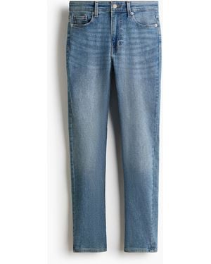 H&M Skinny High Waist Jeans - Blau
