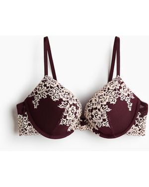 H&M Push-up-BH aus Spitze - Mehrfarbig