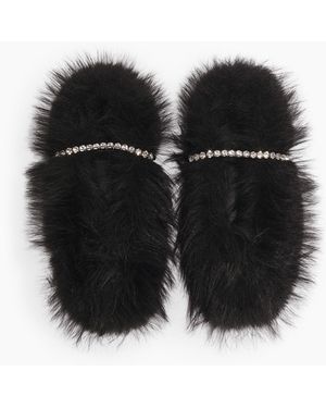 H&M Verzierte Hausschuhe - Schwarz
