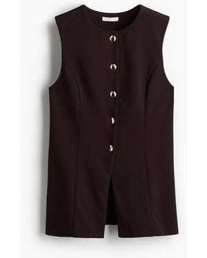 H&M Ponte di Roma waistcoat - Schwarz