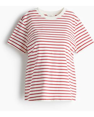 H&M MAMA Baumwoll-T-Shirt - Rot