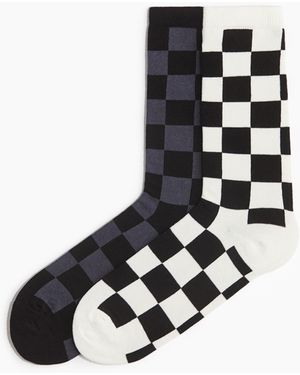 H&M 2er-Pack Socken - Schwarz