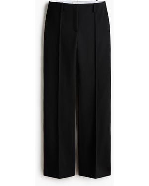 H&M Elegante Wollhose mit geradem Schnitt - Schwarz