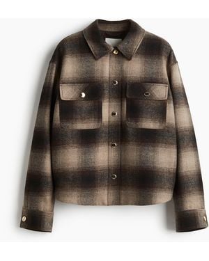 H&M Oversized Shacket - Braun