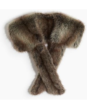 H&M Flauschiger Kragen - Grün