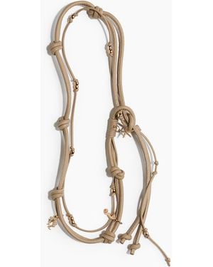 H&M Embellished cord belt - Mehrfarbig