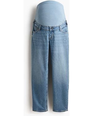 H&M Mama Slim Mom Ankle Jeans - Blauw