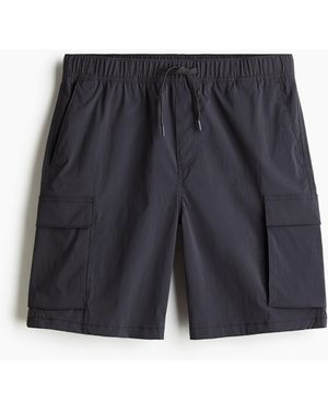 H&M Cargoshorts aus Nylon Regular Fit - Blau