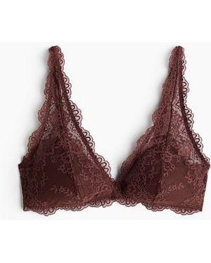 H&M Padded Soft-bh Van Kant - Bruin