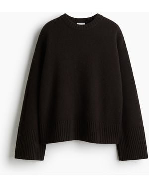 H&M Pullover aus Kaschmirmix - Schwarz