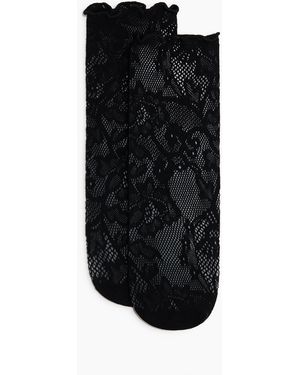 H&M Socken aus Spitze - Schwarz