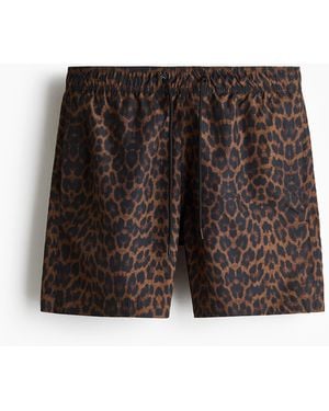 H&M Zwemshort Met Dessin - Bruin