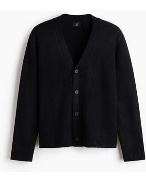 H&M Cardigan in Regular Fit - Schwarz