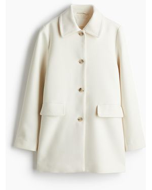 H&M A-line coat - Weiß