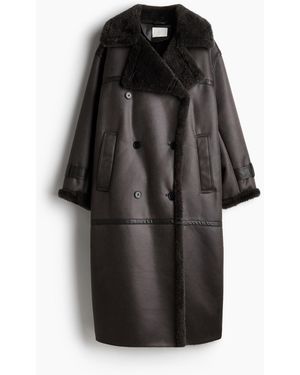 H&M Oversized Jas - Zwart
