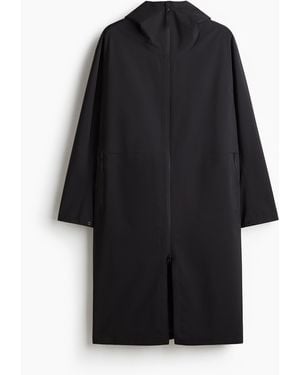 H&M Regenparka mit StormMoveTM in Loose Fit - Schwarz